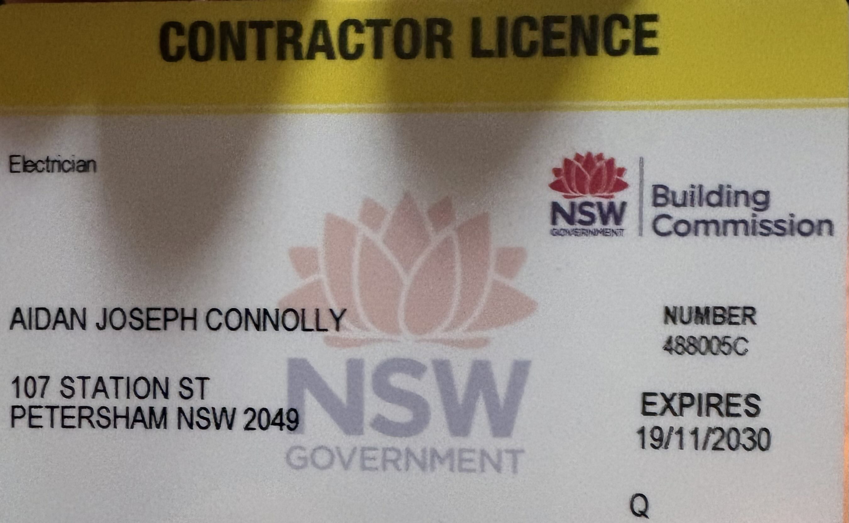 Electrical Contractor License